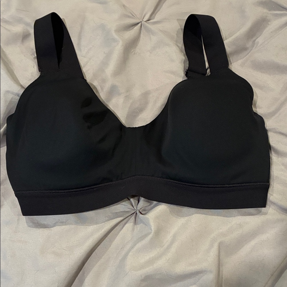 Natori Black Convertible Contour Exercise Underwire Bra Sz 34DD